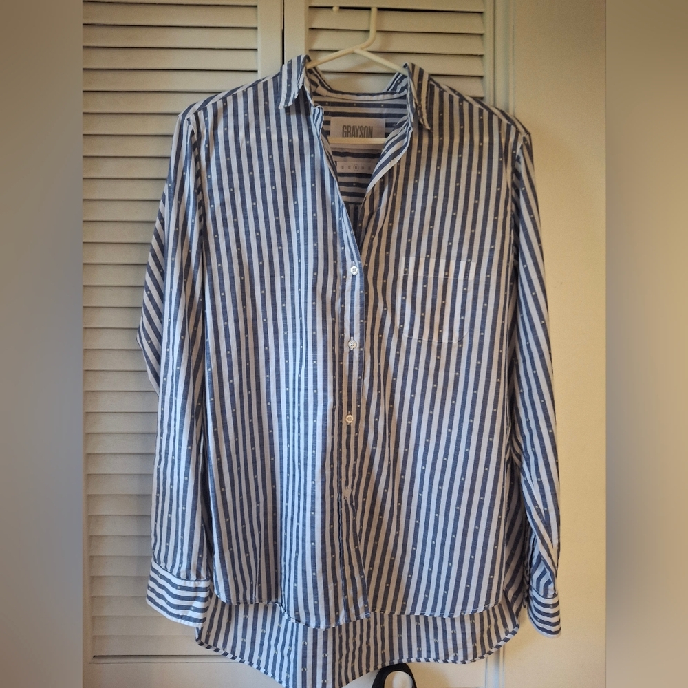 Grayson Classic Striped Button-Down Shirt